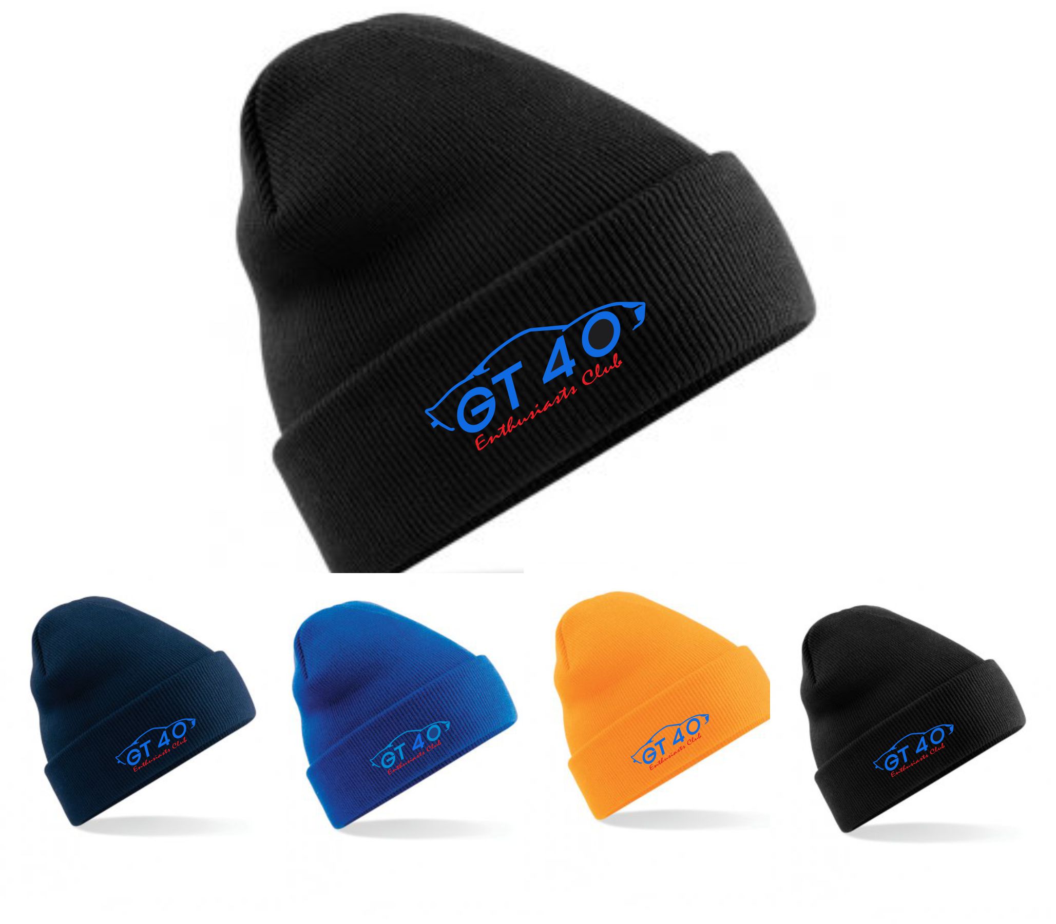 GT40 Enthusiasts Beanie Hat - Click Image to Close